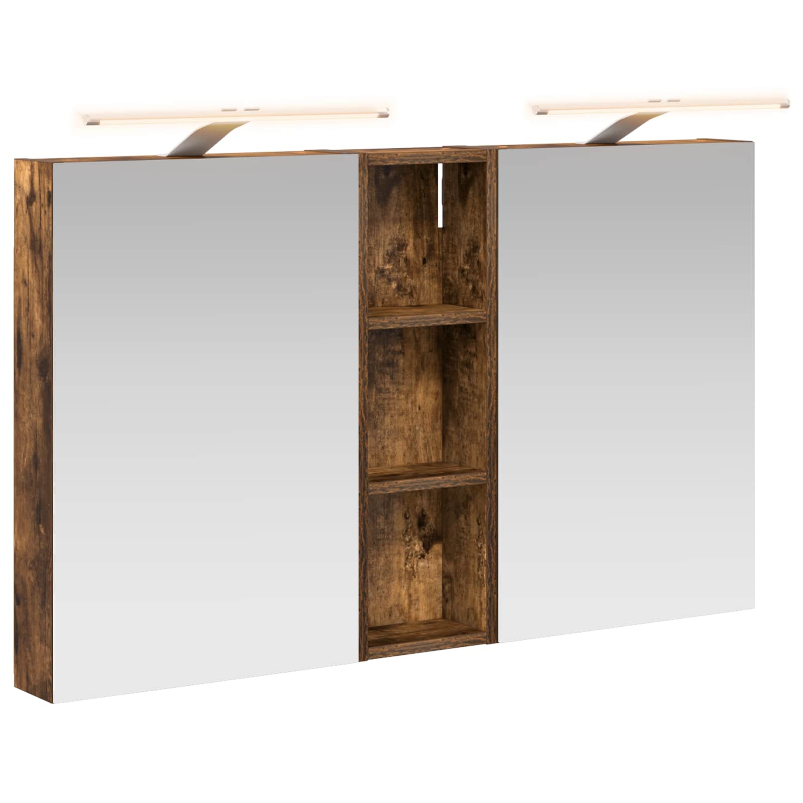 Σετ Ντουλαπιών Μπάνιου με ράφι 3 pcs 100 x 10,5 x 60,5 εκ - Pakobazaar
