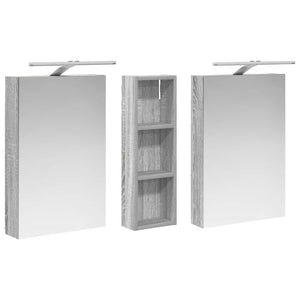Σετ Ντουλαπιών Μπάνιου 3 τμχ. 100 x 10,5 x 60,5 εκ - Pakobazaar