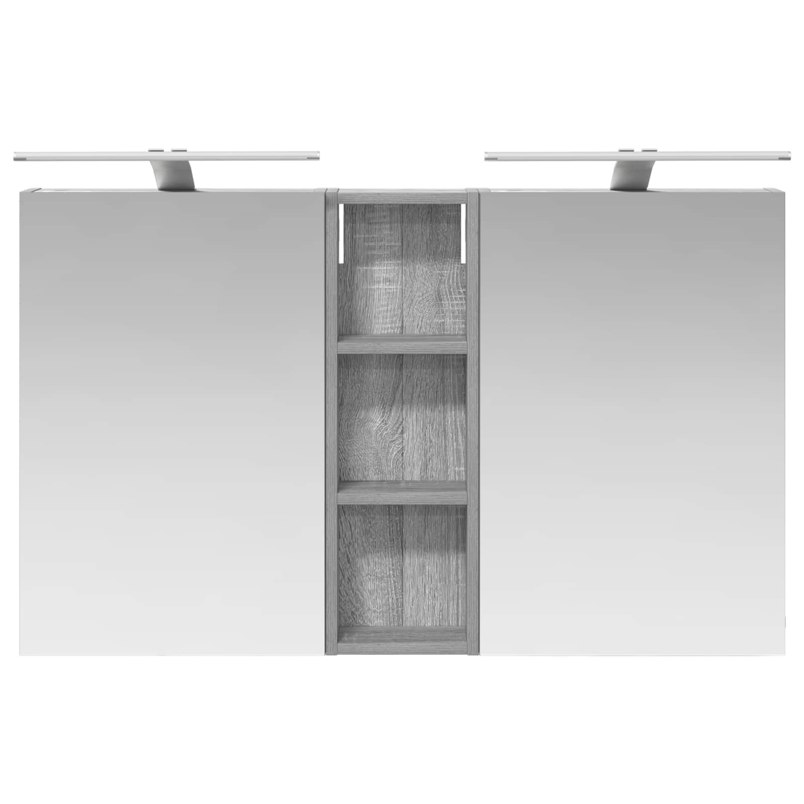 Σετ Ντουλαπιών Μπάνιου με ράφι 3 pcs 100 x 10,5 x 60,5 εκ - Pakobazaar