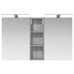 Σετ Ντουλαπιών Μπάνιου 3 τμχ. 100 x 10,5 x 60,5 εκ - Pakobazaar