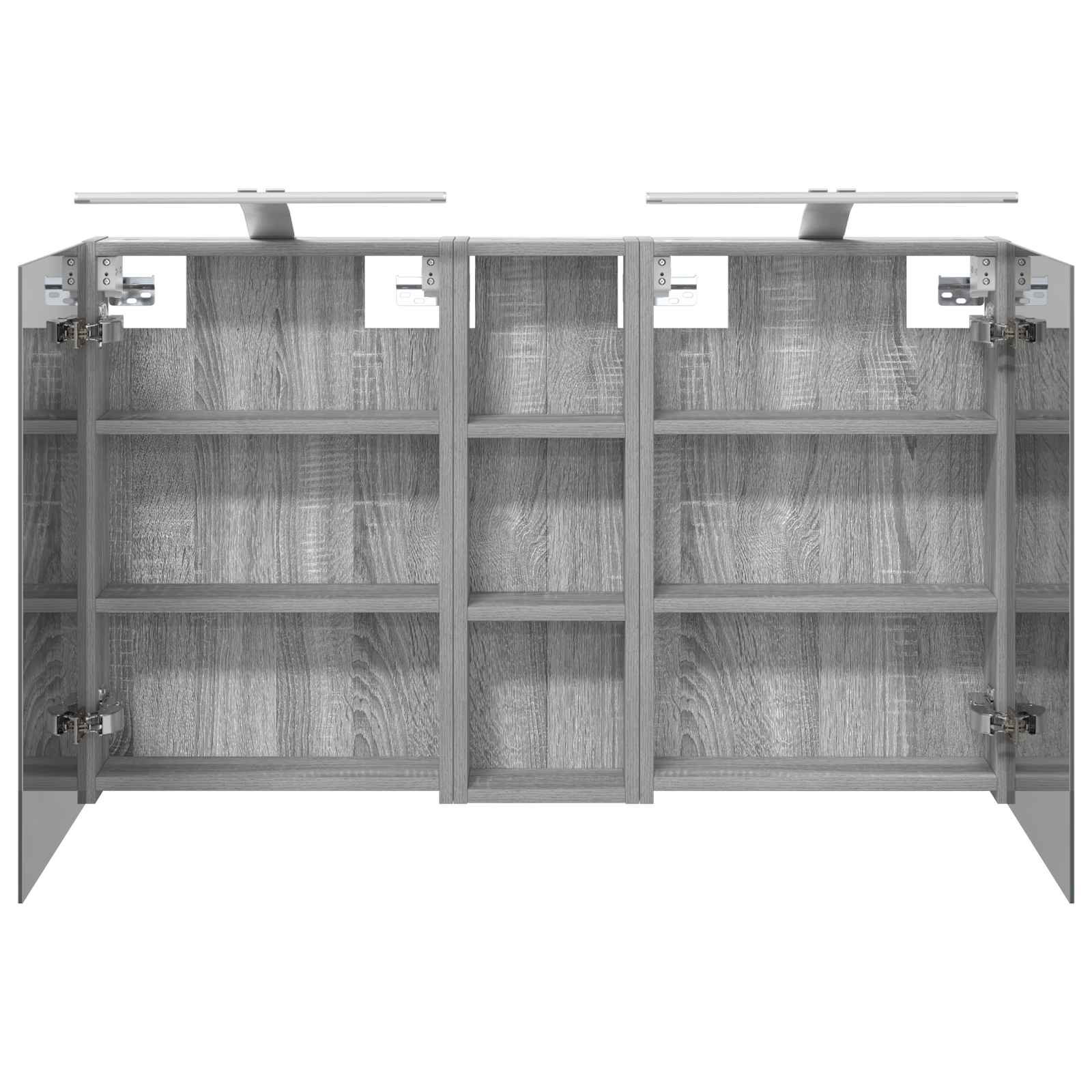 Σετ Ντουλαπιών Μπάνιου με ράφι 3 pcs 100 x 10,5 x 60,5 εκ - Pakobazaar
