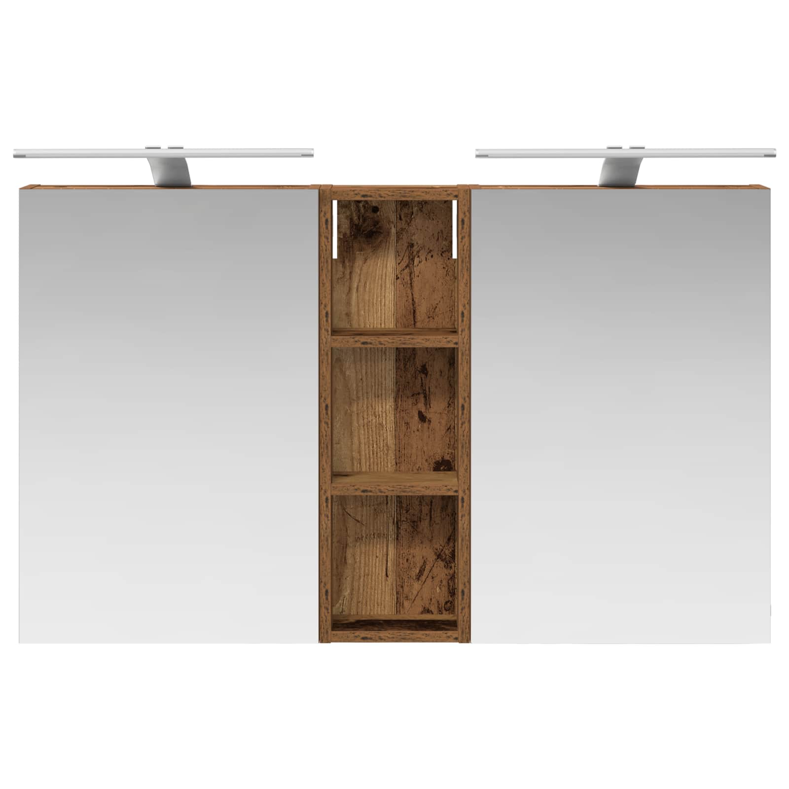 Σετ Ντουλαπιών Μπάνιου με ράφι 3 pcs 100 x 10,5 x 60,5 εκ - Pakobazaar