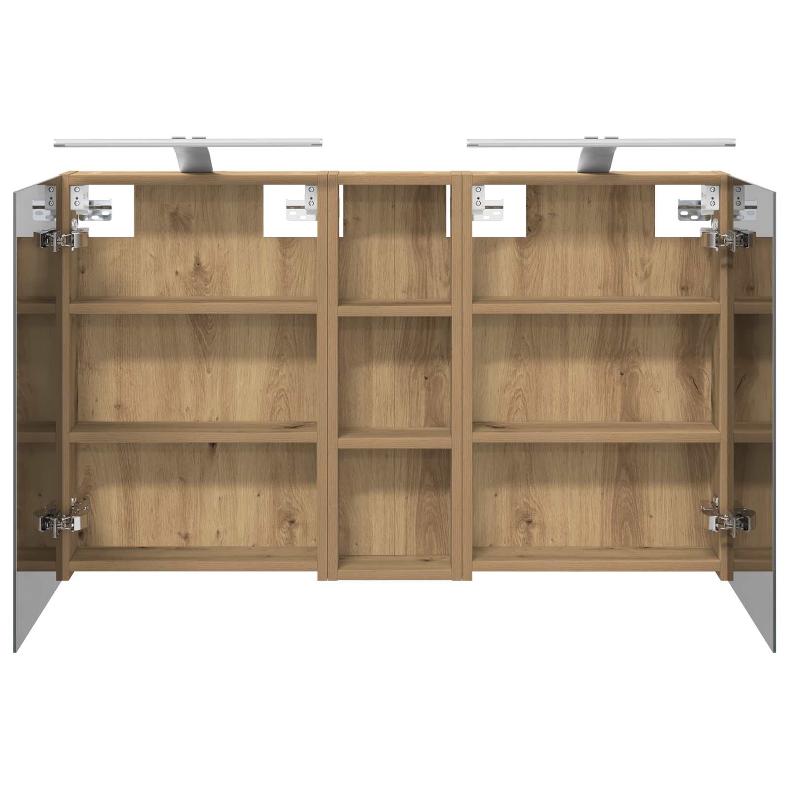 Σετ Ντουλαπιών Μπάνιου με ράφι 3 pcs 100 x 10,5 x 60,5 εκ - Pakobazaar