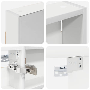 Σετ Ντουλαπιών Μπάνιου με ράφι 3 pcs 110 x 10,5 x 60,5 εκ - Pakobazaar