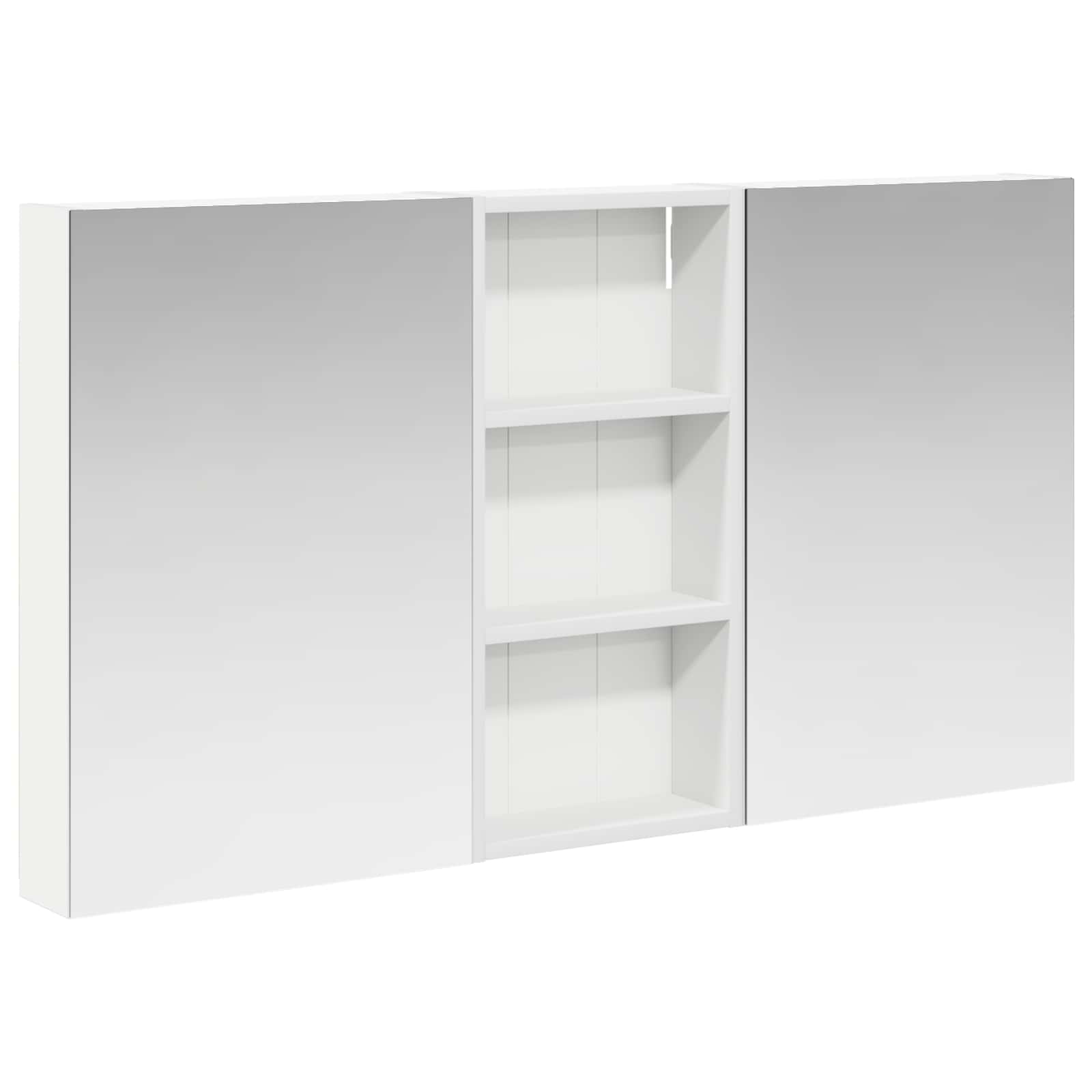 Σετ Ντουλαπιών Μπάνιου με ράφι 3 pcs 110 x 10,5 x 60,5 εκ - Pakobazaar