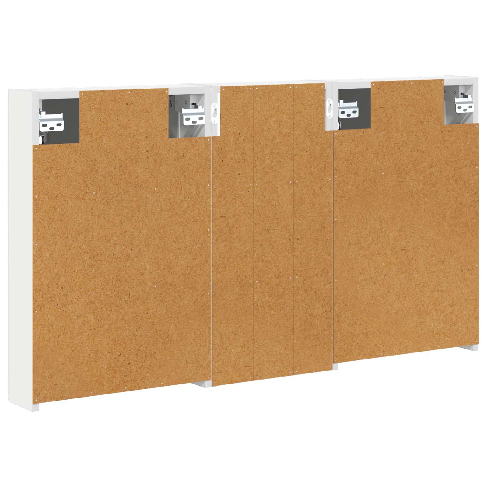 Σετ Ντουλαπιών Μπάνιου με ράφι 3 pcs 110 x 10,5 x 60,5 εκ - Pakobazaar