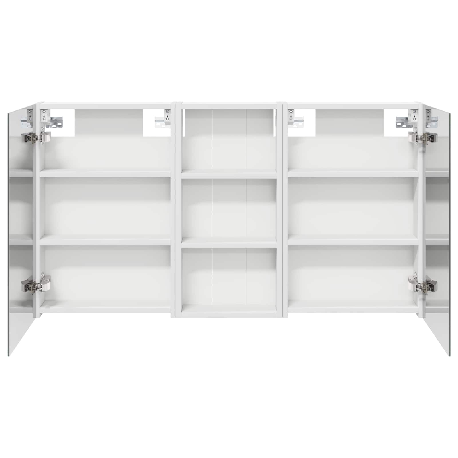 Σετ Ντουλαπιών Μπάνιου με ράφι 3 pcs 110 x 10,5 x 60,5 εκ - Pakobazaar
