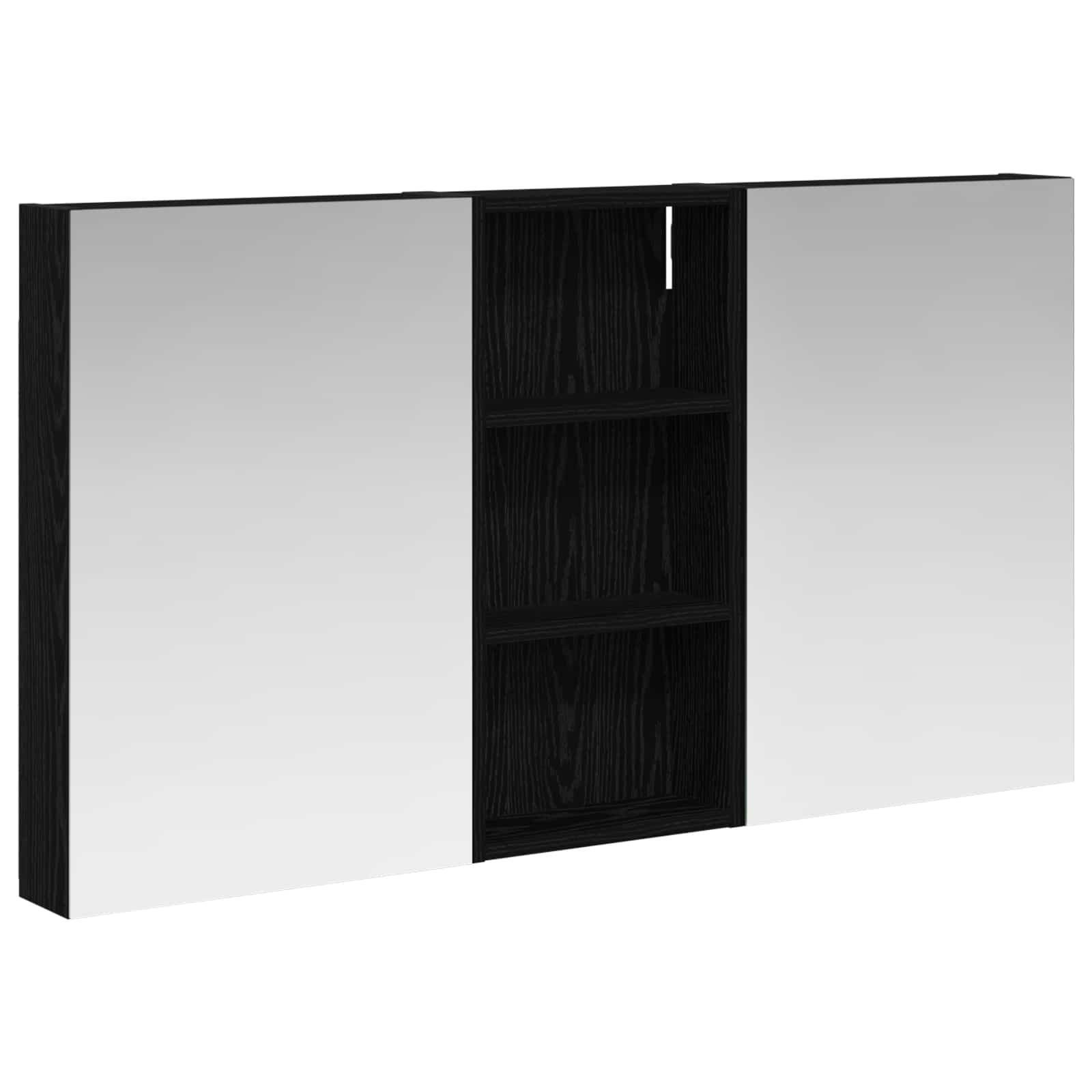 Σετ Ντουλαπιών Μπάνιου με ράφι 3 pcs 110 x 10,5 x 60,5 εκ - Pakobazaar