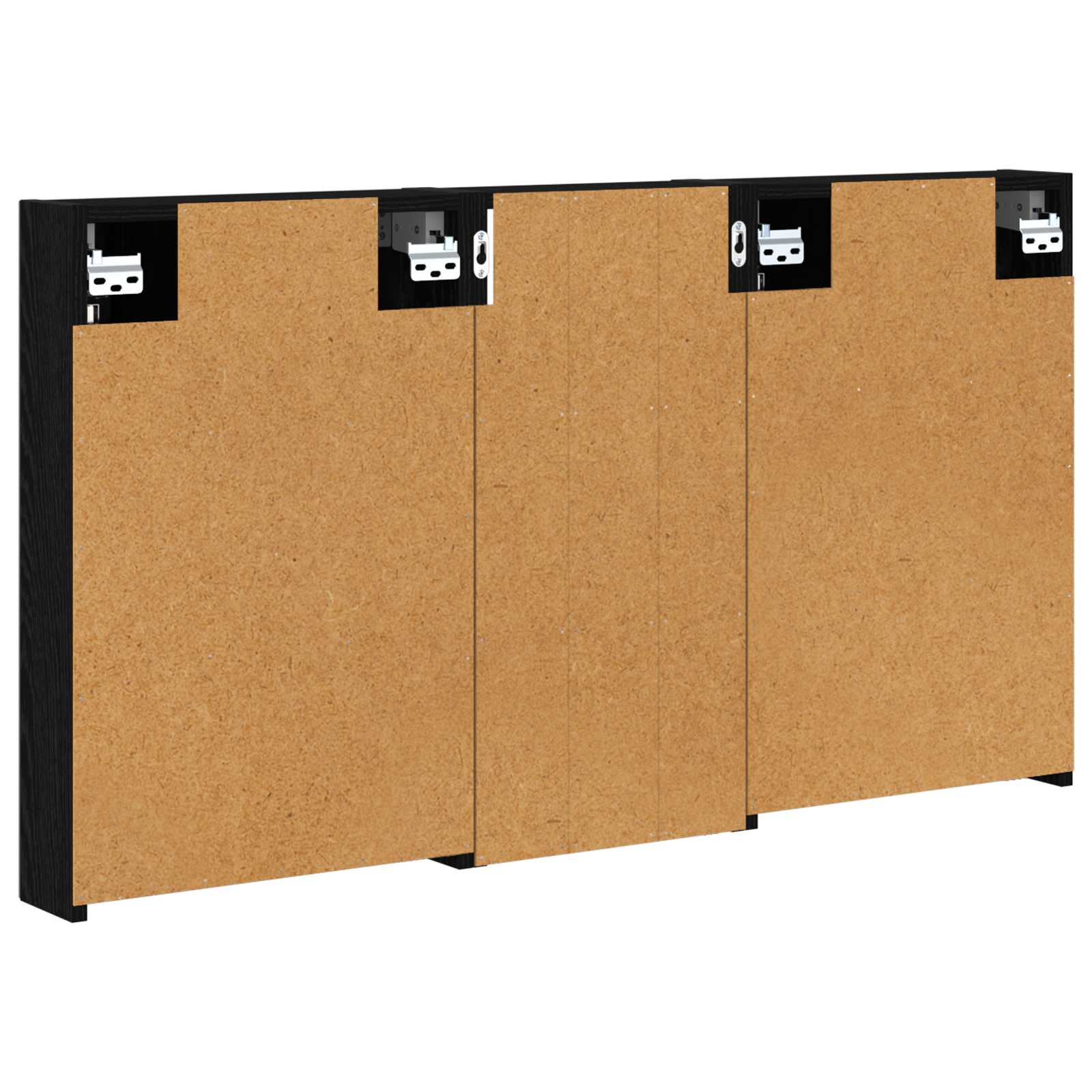 Σετ Ντουλαπιών Μπάνιου με ράφι 3 pcs 110 x 10,5 x 60,5 εκ - Pakobazaar