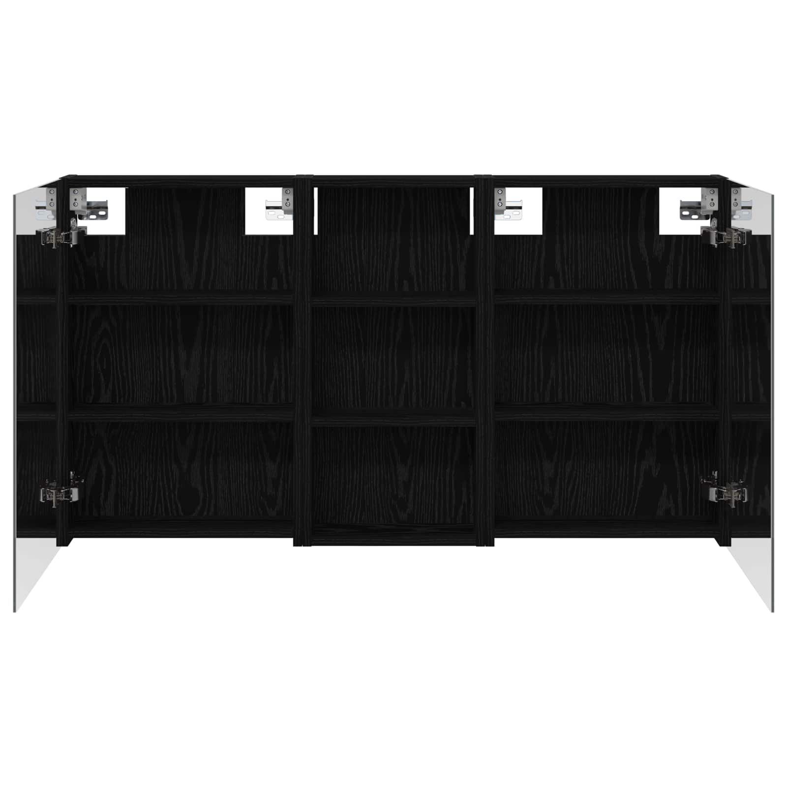 Σετ Ντουλαπιών Μπάνιου με ράφι 3 pcs 110 x 10,5 x 60,5 εκ - Pakobazaar