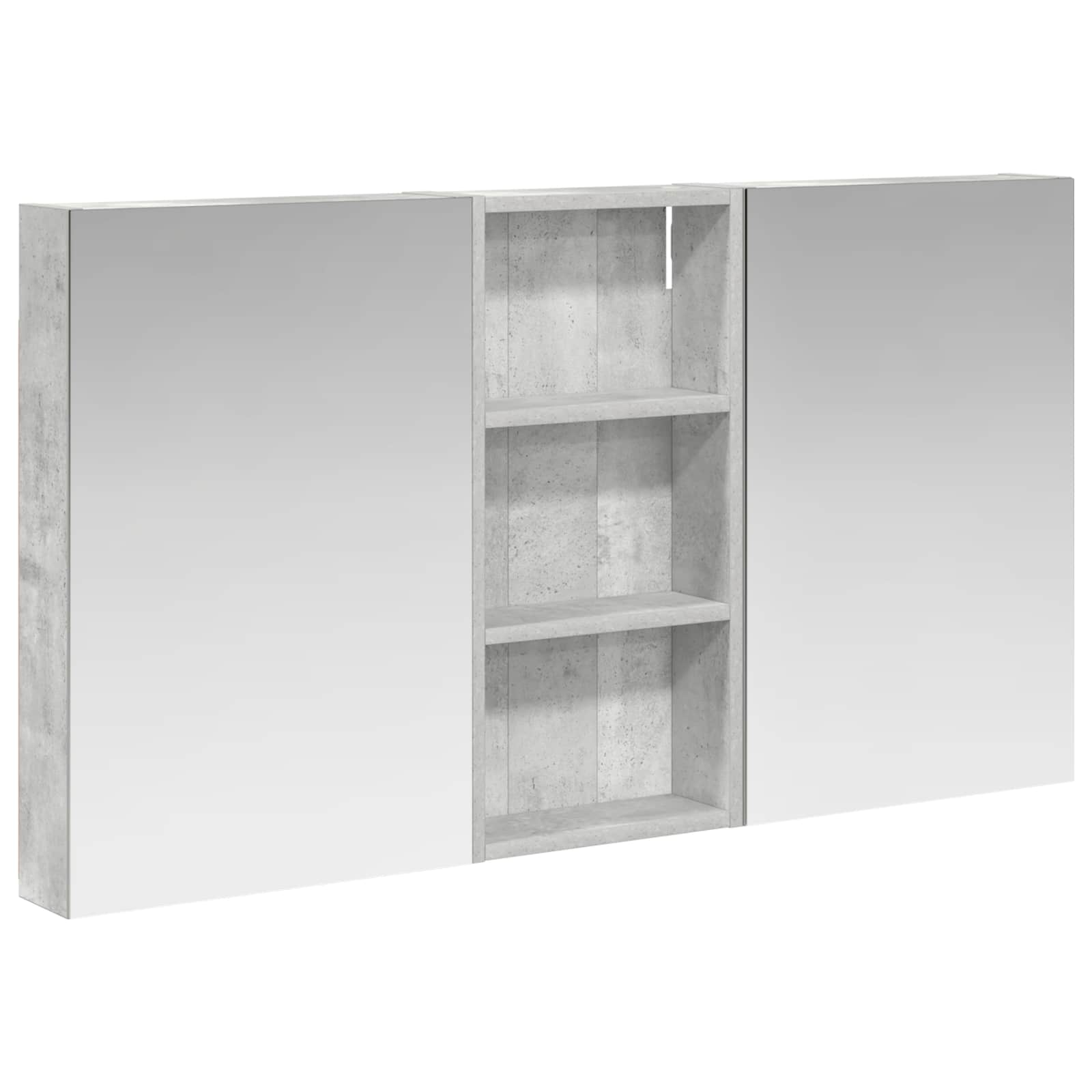 Σετ Ντουλαπιών Μπάνιου με ράφι 3 pcs 110 x 10,5 x 60,5 εκ - Pakobazaar