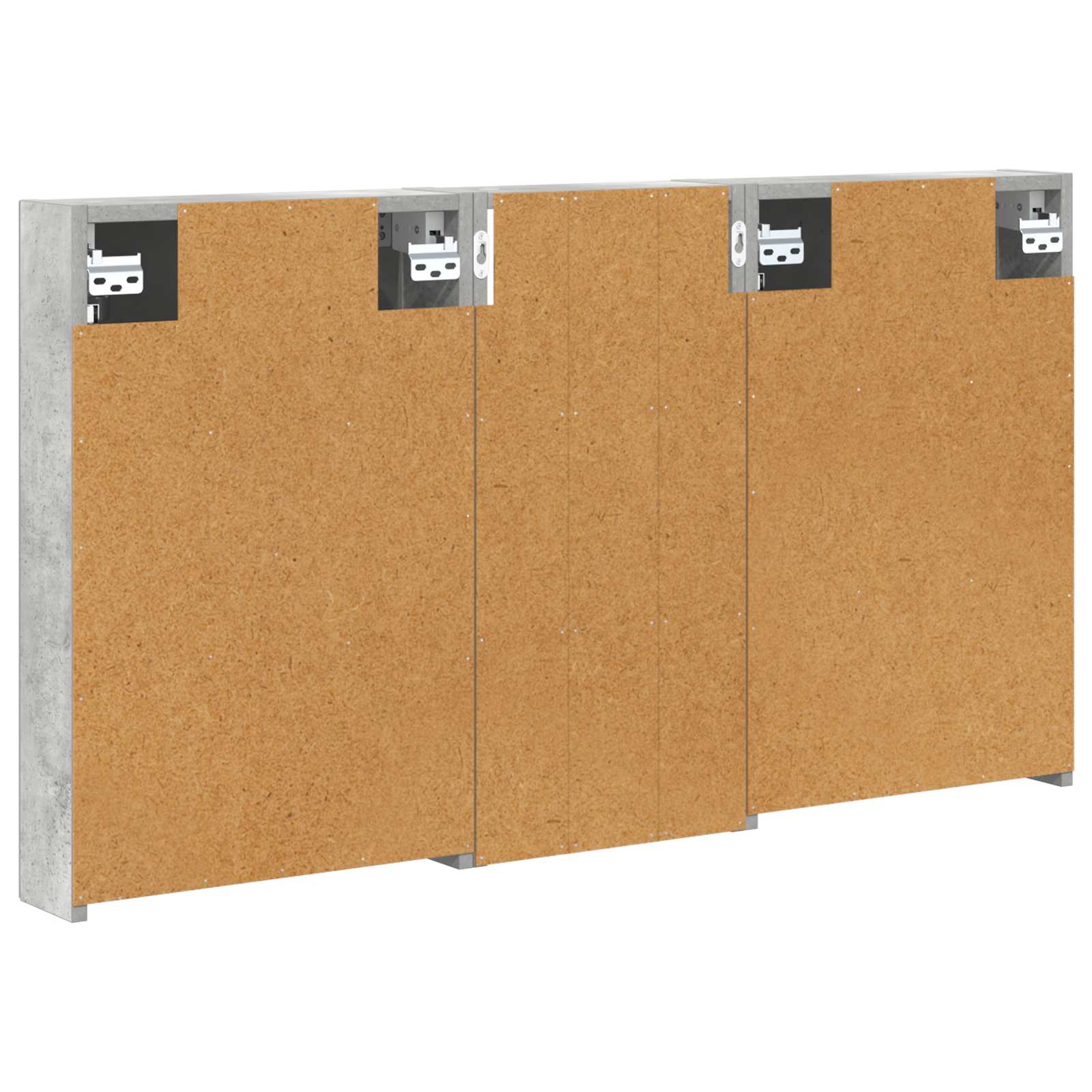 Σετ Ντουλαπιών Μπάνιου με ράφι 3 pcs 110 x 10,5 x 60,5 εκ - Pakobazaar