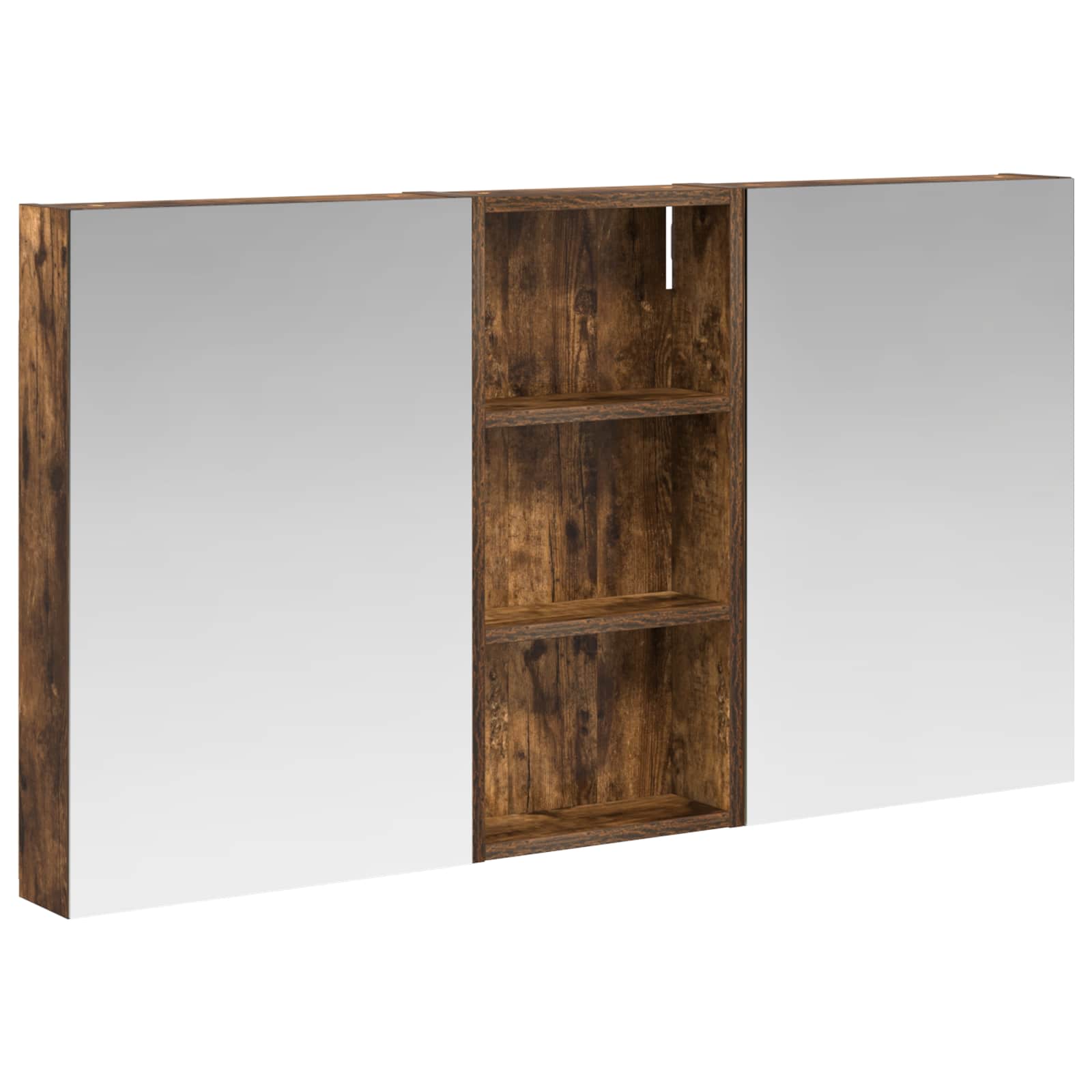 Σετ Ντουλαπιών Μπάνιου με ράφι 3 pcs 110 x 10,5 x 60,5 εκ - Pakobazaar