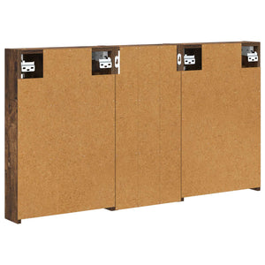 Σετ Ντουλαπιών Μπάνιου με ράφι 3 pcs 110 x 10,5 x 60,5 εκ - Pakobazaar