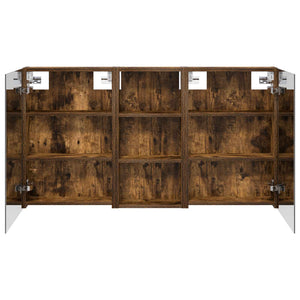 Σετ Ντουλαπιών Μπάνιου με ράφι 3 pcs 110 x 10,5 x 60,5 εκ - Pakobazaar