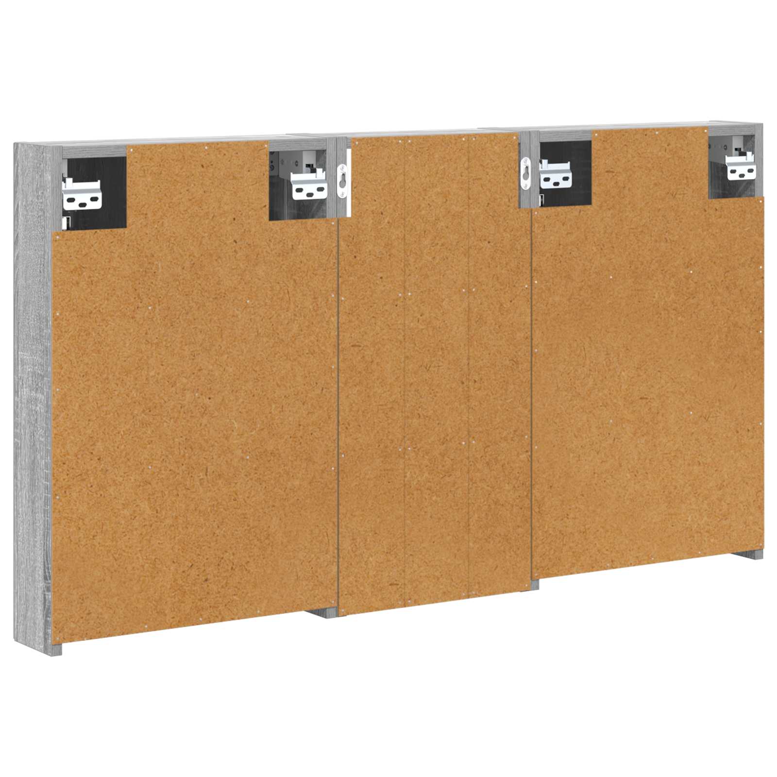 Σετ Ντουλαπιών Μπάνιου με ράφι 3 pcs 110 x 10,5 x 60,5 εκ - Pakobazaar