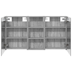 Σετ Ντουλαπιών Μπάνιου με ράφι 3 pcs 110 x 10,5 x 60,5 εκ - Pakobazaar
