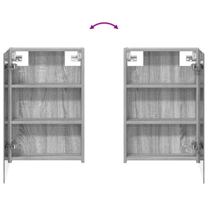 Σετ Ντουλαπιών Μπάνιου με ράφι 3 pcs 110 x 10,5 x 60,5 εκ - Pakobazaar