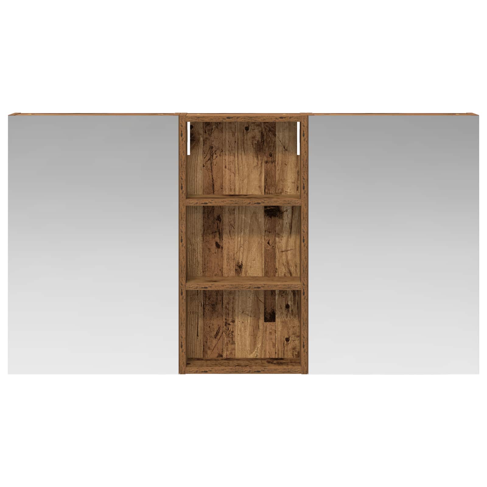 Σετ Ντουλαπιών Μπάνιου με ράφι 3 pcs 110 x 10,5 x 60,5 εκ - Pakobazaar