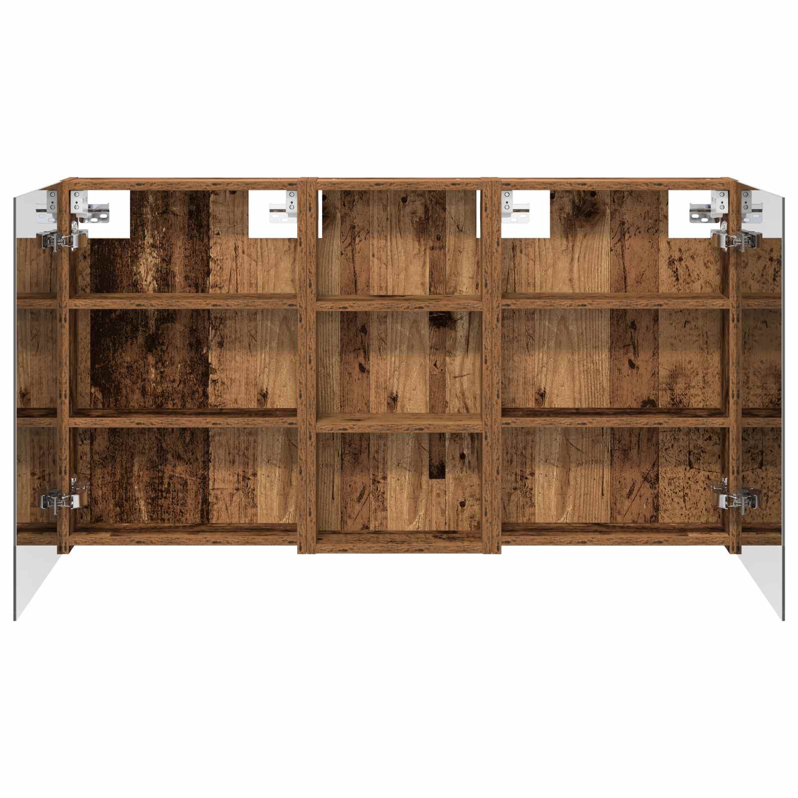 Σετ Ντουλαπιών Μπάνιου με ράφι 3 pcs 110 x 10,5 x 60,5 εκ - Pakobazaar