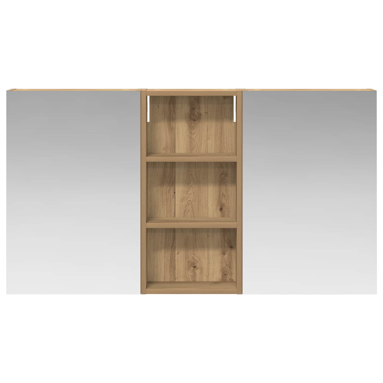 Σετ Ντουλαπιών Μπάνιου με ράφι 3 pcs 110 x 10,5 x 60,5 εκ - Pakobazaar