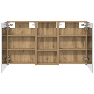 Σετ Ντουλαπιών Μπάνιου με ράφι 3 pcs 110 x 10,5 x 60,5 εκ - Pakobazaar