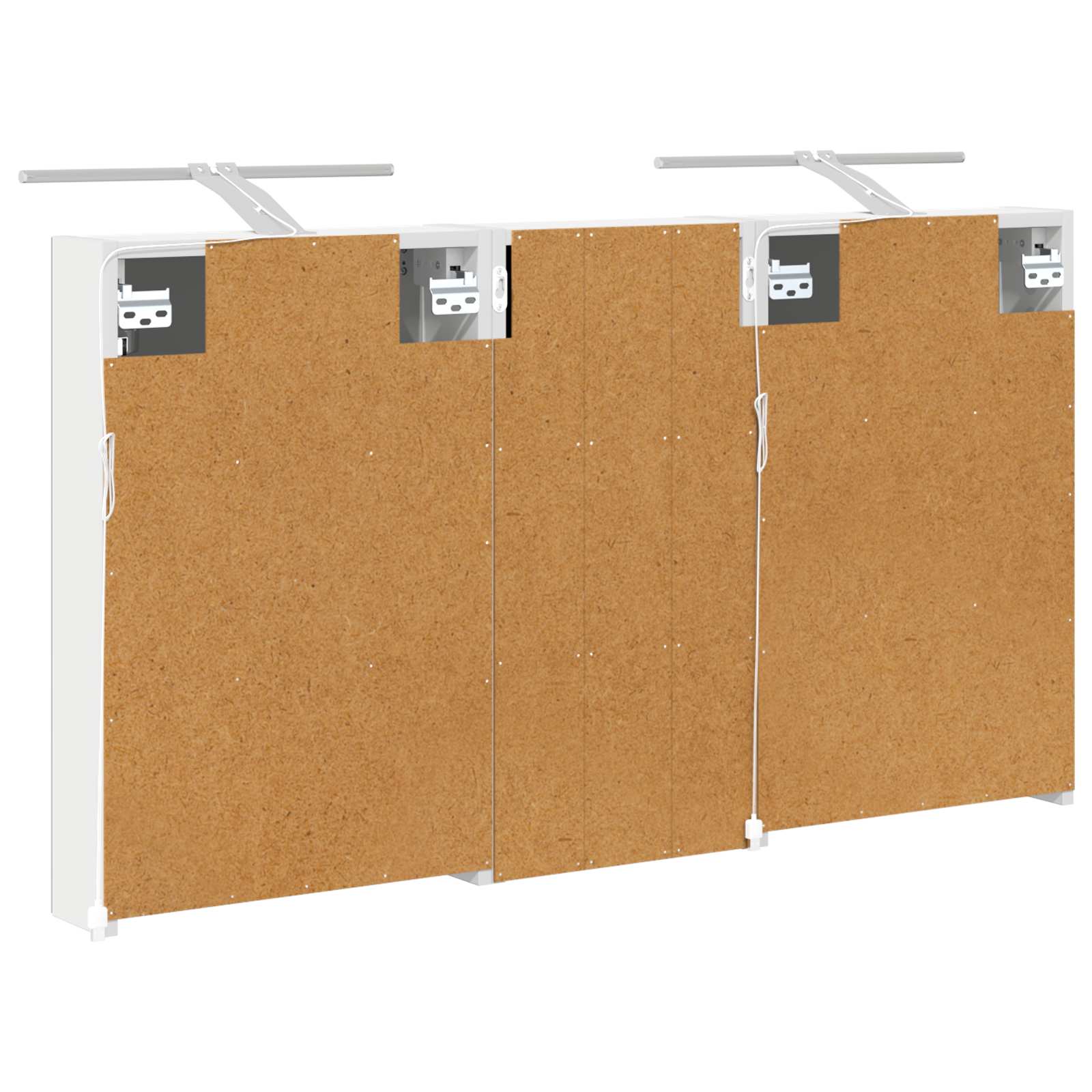 Σετ Ντουλαπιών Μπάνιου με ράφι 3 pcs 110 x 10,5 x 60,5 εκ - Pakobazaar