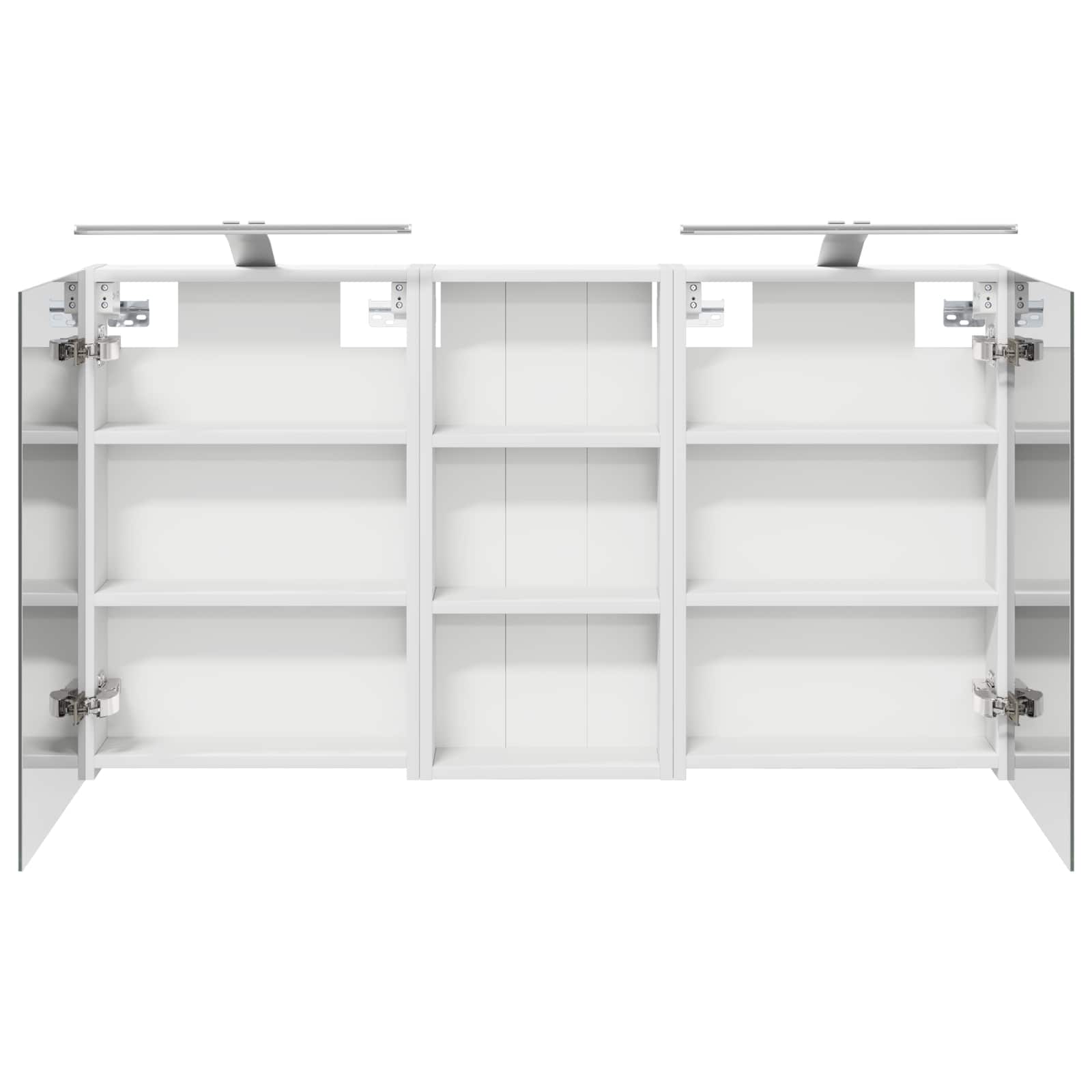 Σετ Ντουλαπιών Μπάνιου με ράφι 3 pcs 110 x 10,5 x 60,5 εκ - Pakobazaar