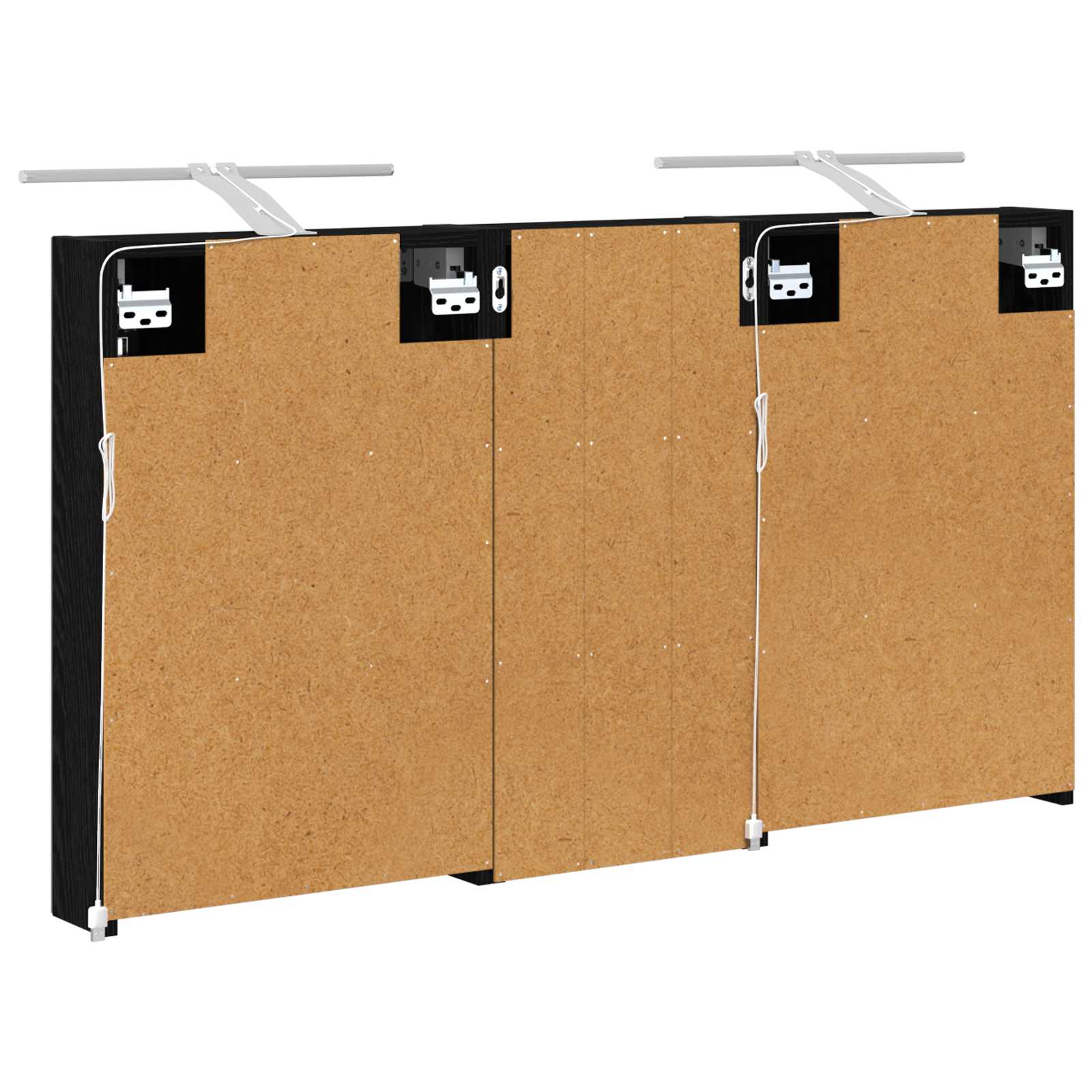 Σετ Ντουλαπιών Μπάνιου με ράφι 3 pcs 110 x 10,5 x 60,5 εκ - Pakobazaar