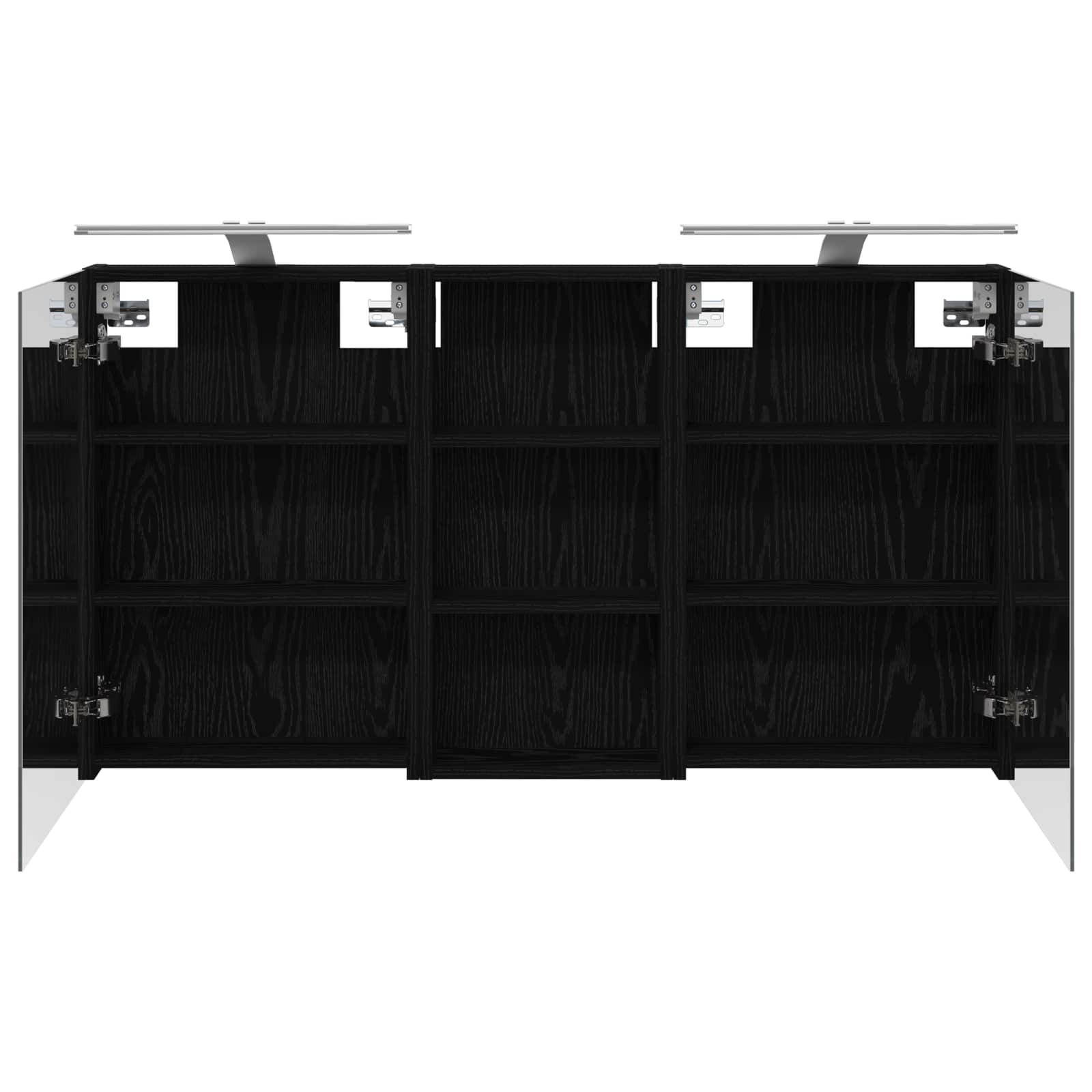 Σετ Ντουλαπιών Μπάνιου με ράφι 3 pcs 110 x 10,5 x 60,5 εκ - Pakobazaar