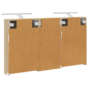 Σετ Ντουλαπιών Μπάνιου με ράφι 3 pcs 110 x 10,5 x 60,5 εκ - Pakobazaar