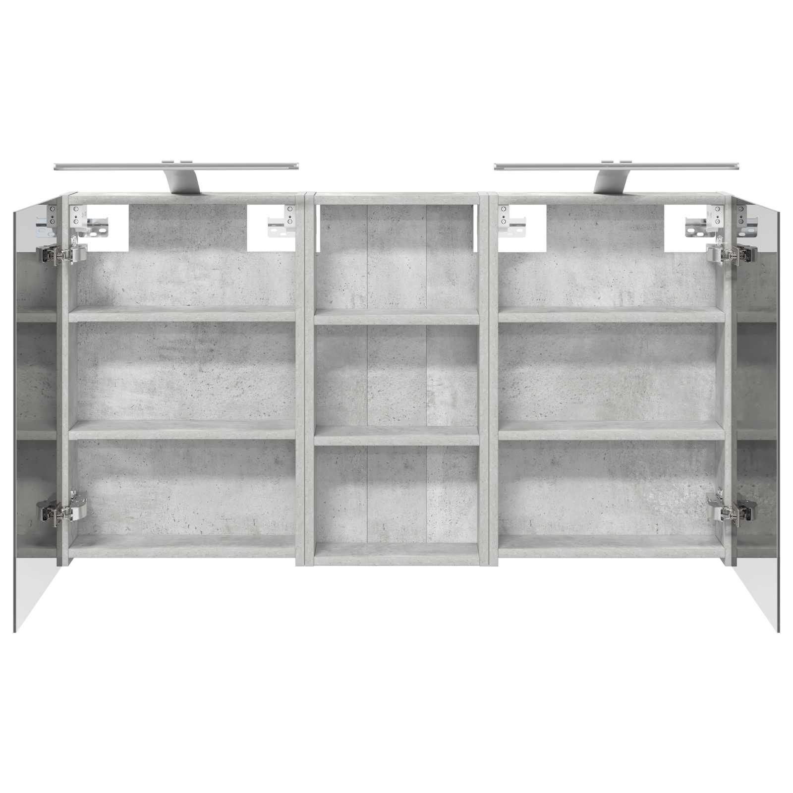 Σετ Ντουλαπιών Μπάνιου με ράφι 3 pcs 110 x 10,5 x 60,5 εκ - Pakobazaar