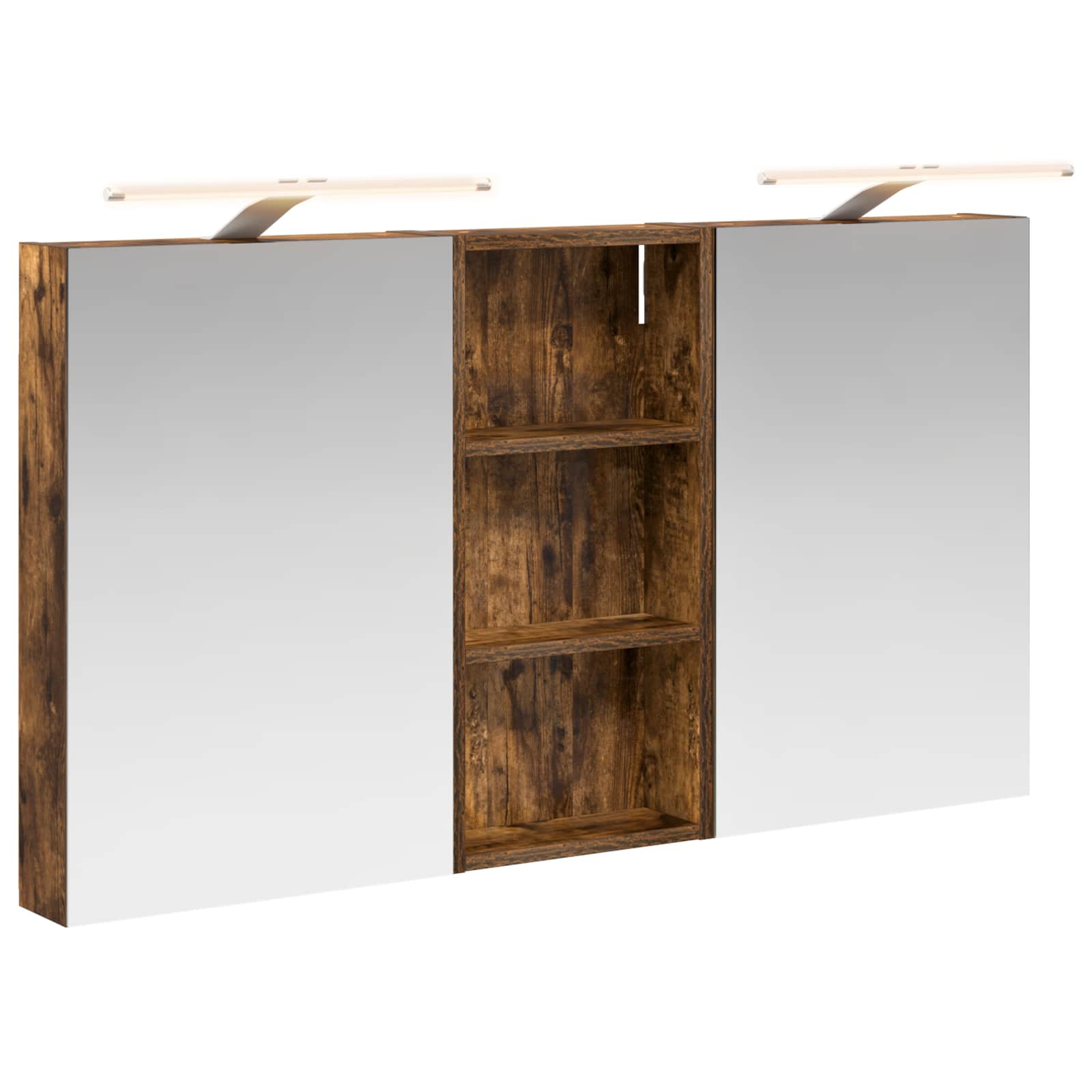 Σετ Ντουλαπιών Μπάνιου με ράφι 3 pcs 110 x 10,5 x 60,5 εκ - Pakobazaar