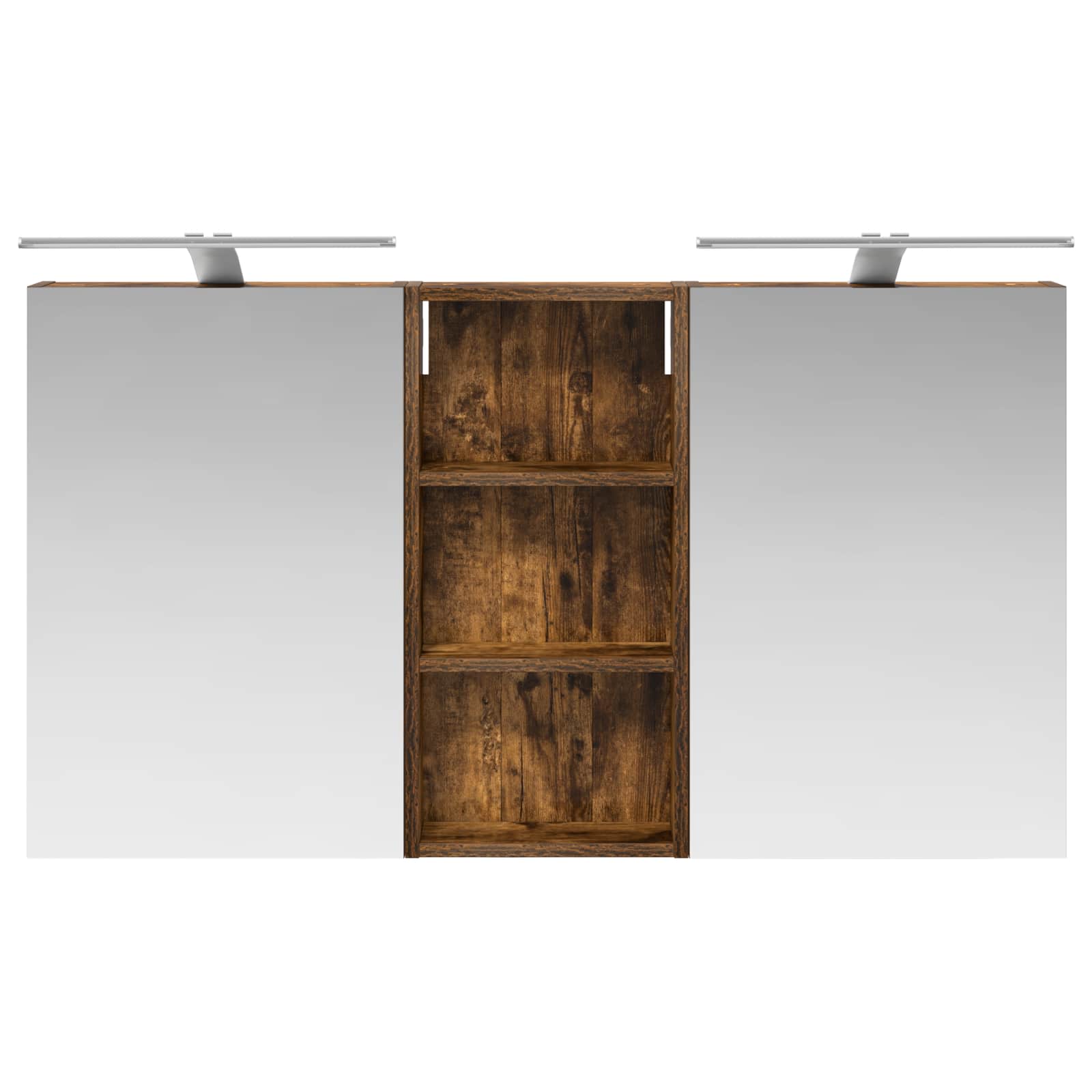 Σετ Ντουλαπιών Μπάνιου με ράφι 3 pcs 110 x 10,5 x 60,5 εκ - Pakobazaar