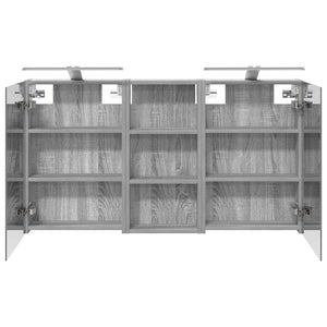 Σετ Ντουλαπιών Μπάνιου με ράφι 3 pcs 110 x 10,5 x 60,5 εκ - Pakobazaar