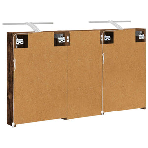 Σετ Ντουλαπιών Μπάνιου με ράφι 3 pcs 110 x 10,5 x 60,5 εκ - Pakobazaar