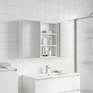 Σετ Ντουλαπιών Μπάνιου με ράφι 3 pcs 120 x 10,5 x 60,5 εκ - Pakobazaar