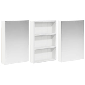 Σετ Ντουλαπιών Μπάνιου με ράφι 3 pcs 120 x 10,5 x 60,5 εκ - Pakobazaar