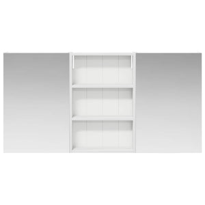 Σετ Ντουλαπιών Μπάνιου με ράφι 3 pcs 120 x 10,5 x 60,5 εκ - Pakobazaar