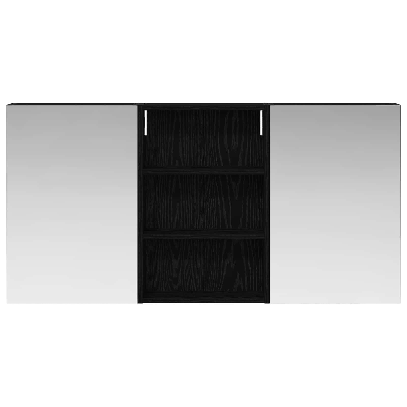 Σετ Ντουλαπιών Μπάνιου με ράφι 3 pcs 120 x 10,5 x 60,5 εκ - Pakobazaar