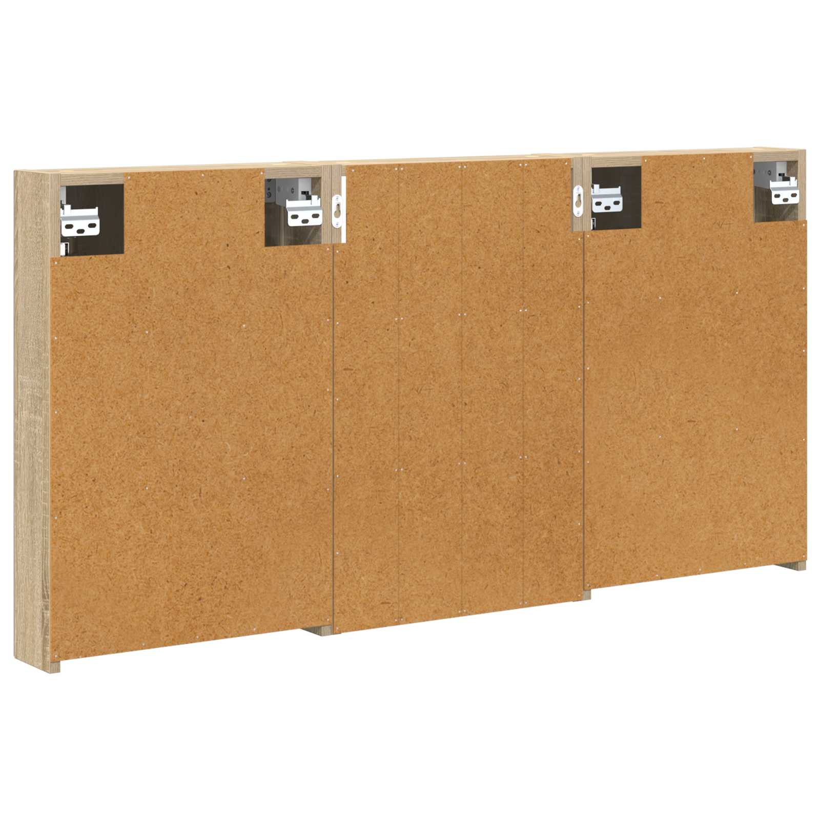 Σετ Ντουλαπιών Μπάνιου με ράφι 3 pcs 120 x 10,5 x 60,5 εκ - Pakobazaar