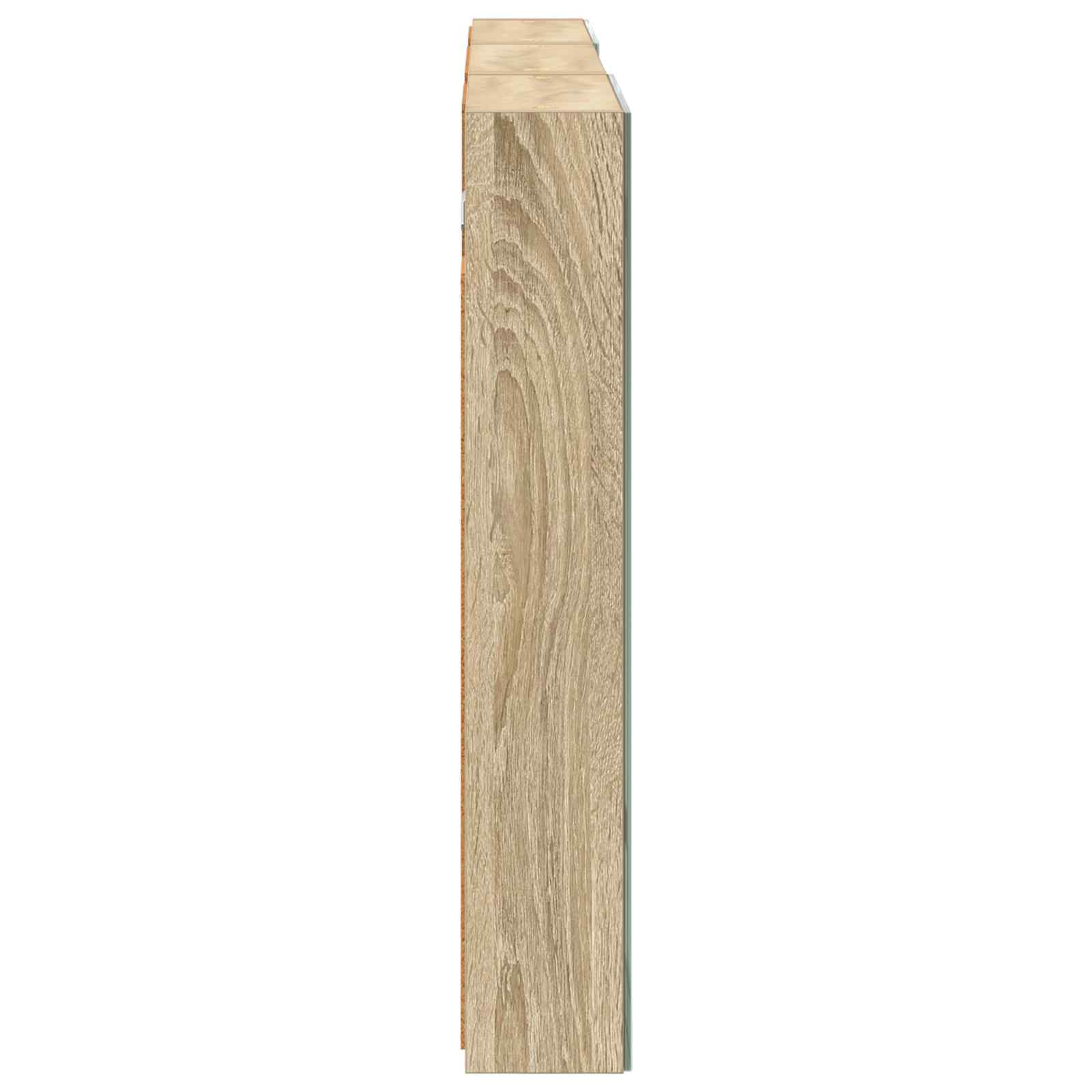 Σετ Ντουλαπιών Μπάνιου με ράφι 3 pcs 120 x 10,5 x 60,5 εκ - Pakobazaar