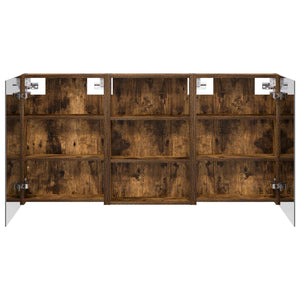 Σετ Ντουλαπιών Μπάνιου με ράφι 3 pcs 120 x 10,5 x 60,5 εκ - Pakobazaar