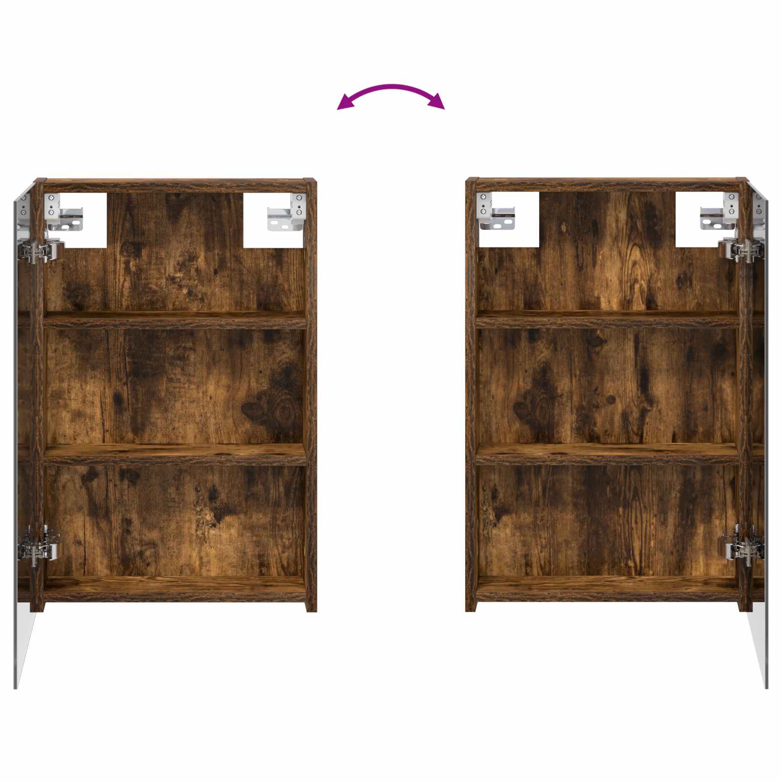 Σετ Ντουλαπιών Μπάνιου με ράφι 3 pcs 120 x 10,5 x 60,5 εκ - Pakobazaar