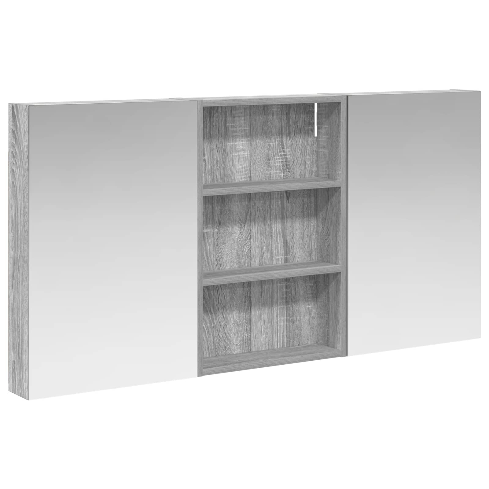 Σετ Ντουλαπιών Μπάνιου με ράφι 3 pcs 120 x 10,5 x 60,5 εκ - Pakobazaar