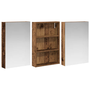 Σετ Ντουλαπιών Μπάνιου 3 τμχ. 120 x 10,5 x 60,5 εκ - Pakobazaar