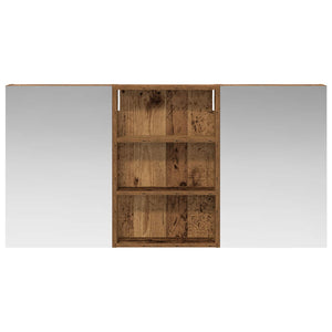 Σετ Ντουλαπιών Μπάνιου 3 τμχ. 120 x 10,5 x 60,5 εκ - Pakobazaar