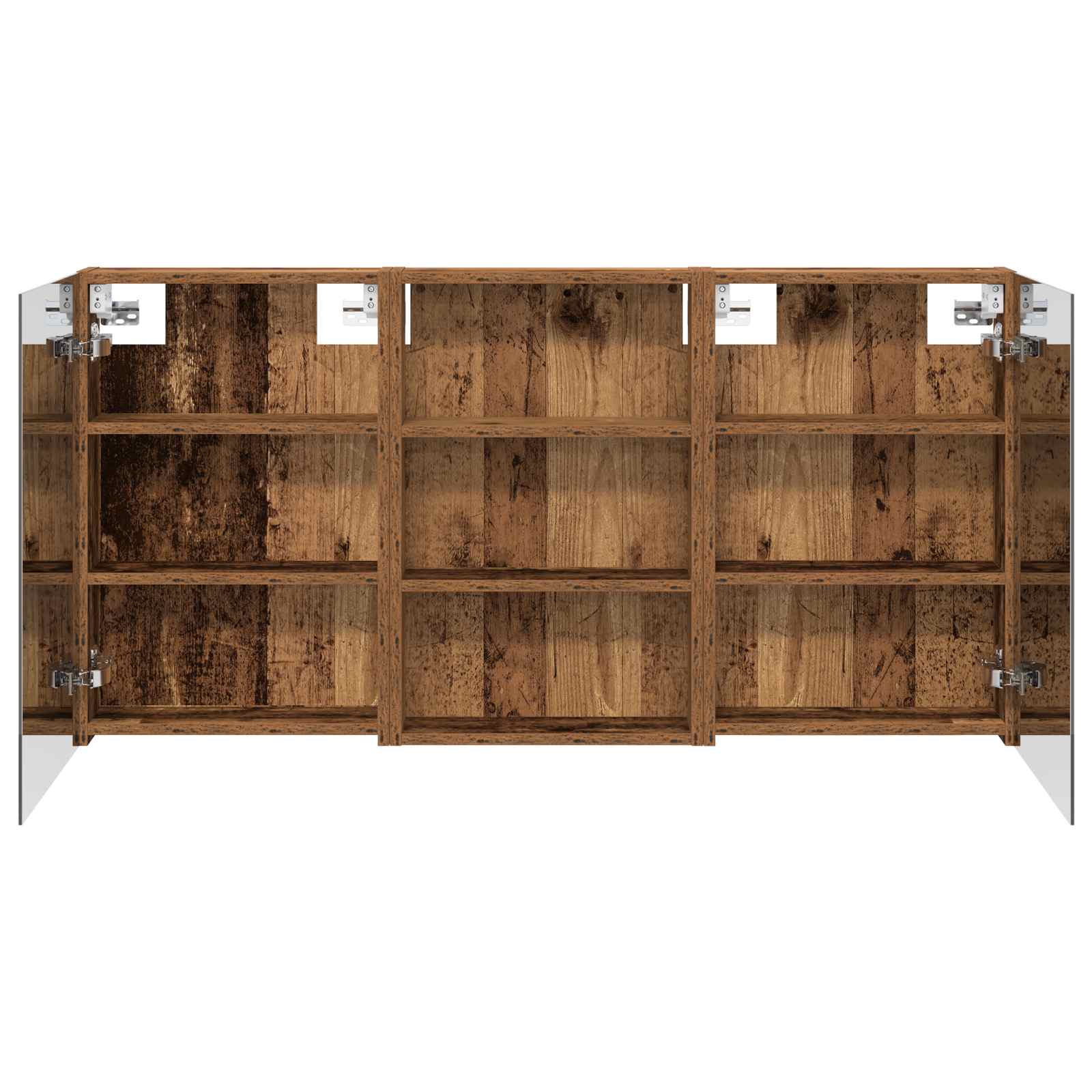 Σετ Ντουλαπιών Μπάνιου με ράφι 3 pcs 120 x 10,5 x 60,5 εκ - Pakobazaar