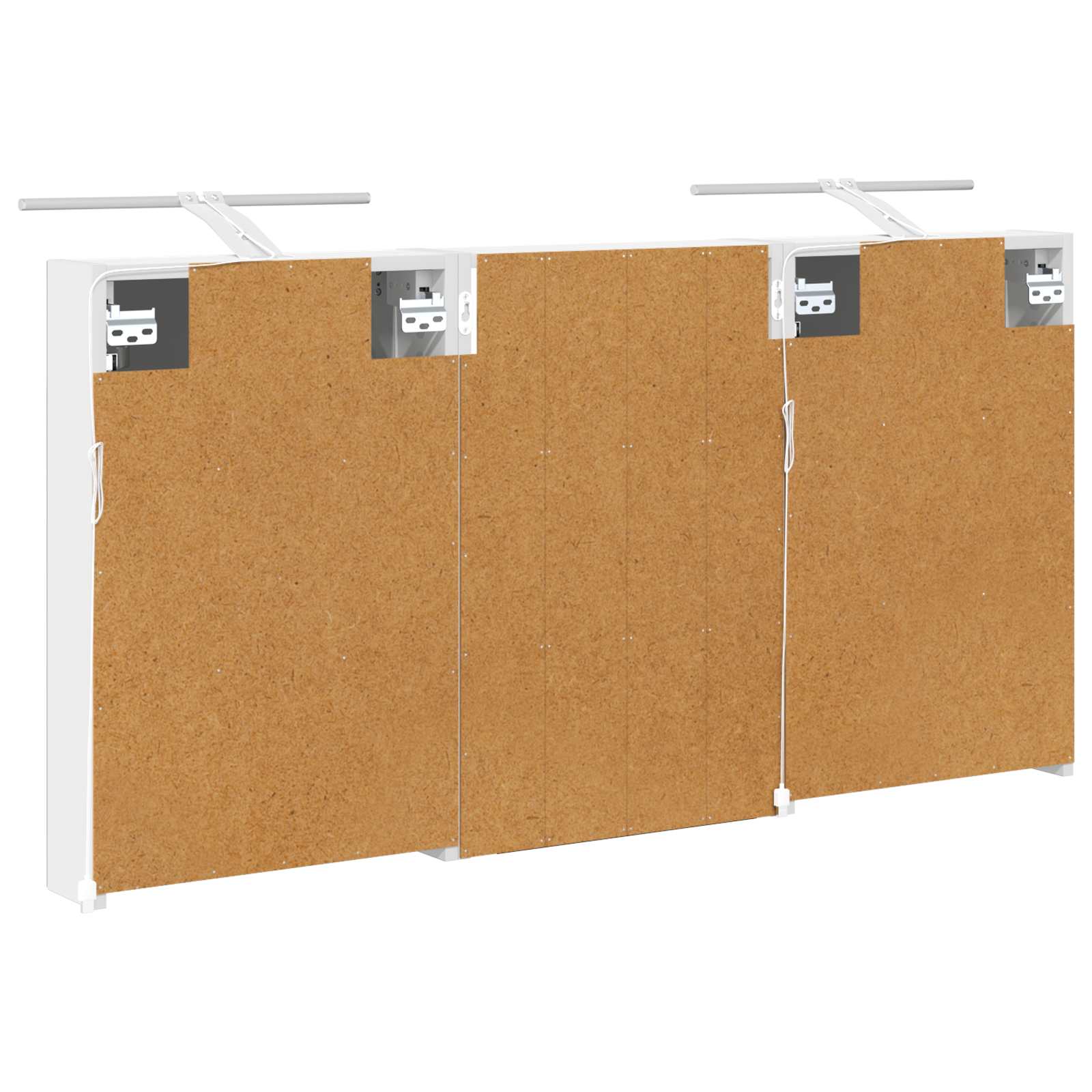 Σετ Ντουλαπιών Μπάνιου με ράφι 3 pcs 120 x 10,5 x 60,5 εκ - Pakobazaar