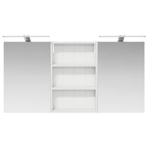 Σετ Ντουλαπιών Μπάνιου με ράφι 3 pcs 120 x 10,5 x 60,5 εκ - Pakobazaar
